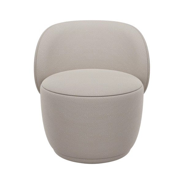 Béžové plstené kreslo KUON - Blomus