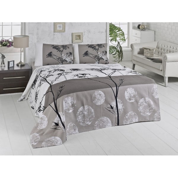 Prikrývka cez posteľ Belezza Grey, 160 x 230 cm