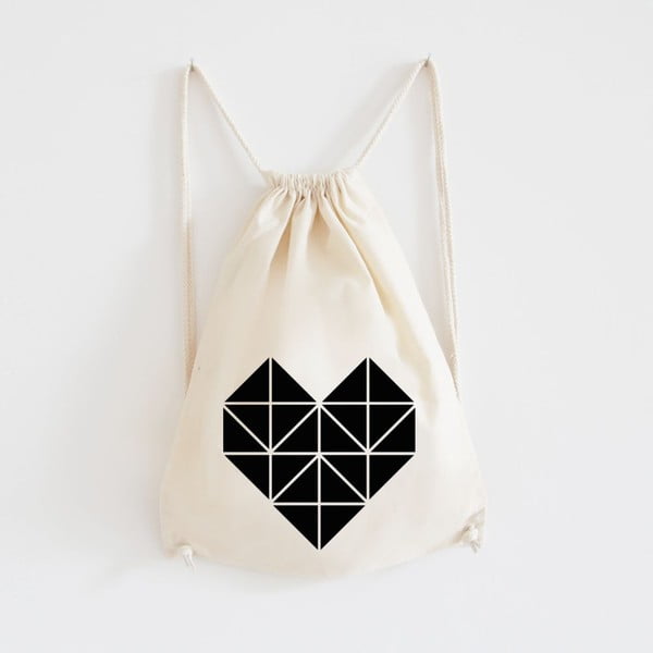 Plátený batoh Origami Herz