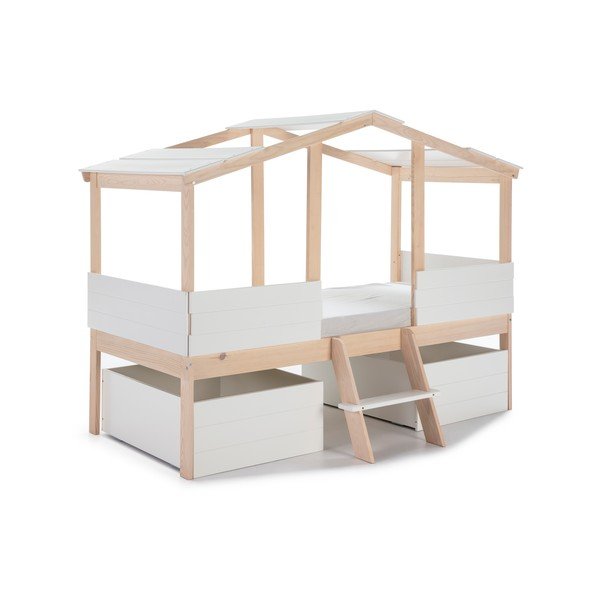 Biele zásuvky pod detskú posteľ 2 ks Parma – Marckeric-image-2