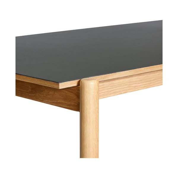 Jedálenský stôl z dubového dreva 107x190 cm Oblique – Hübsch-image-4