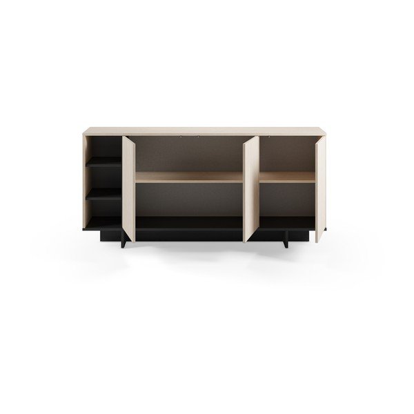 Čierna skrinka 170x80x40 cm Cequoia – Marckeric-image-2