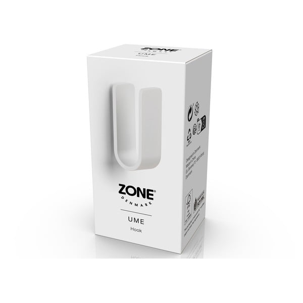 Biely nástenný kovový háčik Ume – Zone-image-3