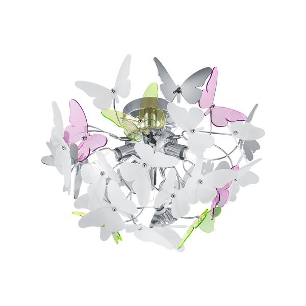 Detské svietidlo s plastovým tienidlom ø 45 cm Butterfly – Reality