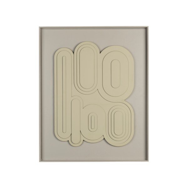 3D obraz s rámom 52x64 cm August – Zuiver