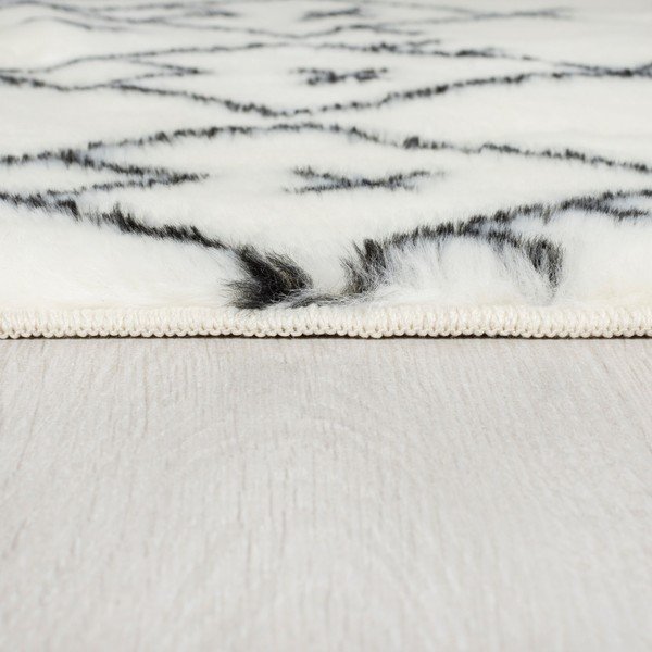Biely umývateľný koberec 120x170 cm Adil – Flair Rugs-image-4