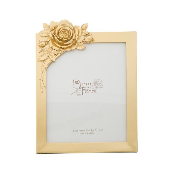 Žltý fotorámik v živicovom ráme Mauro Ferretti Glam Rose, 24,5 × 32,8 cm-image-4