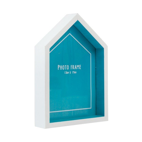 Modrý rám na fotografiu v tvare plážového domčeka Rex London Beach, 14 x 20 cm-image-1