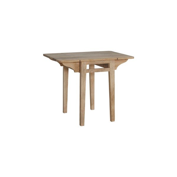 Rozkladací jedálenský stôl s prídavnou doskou z mangového dreva 43,5x60 cm Derri – Ellos Home