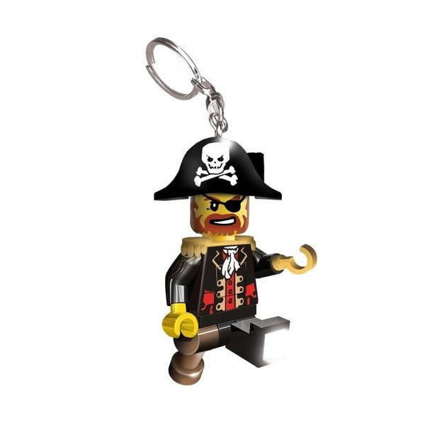 Svietiaca kľúčenka LEGO Kapitán pirátov