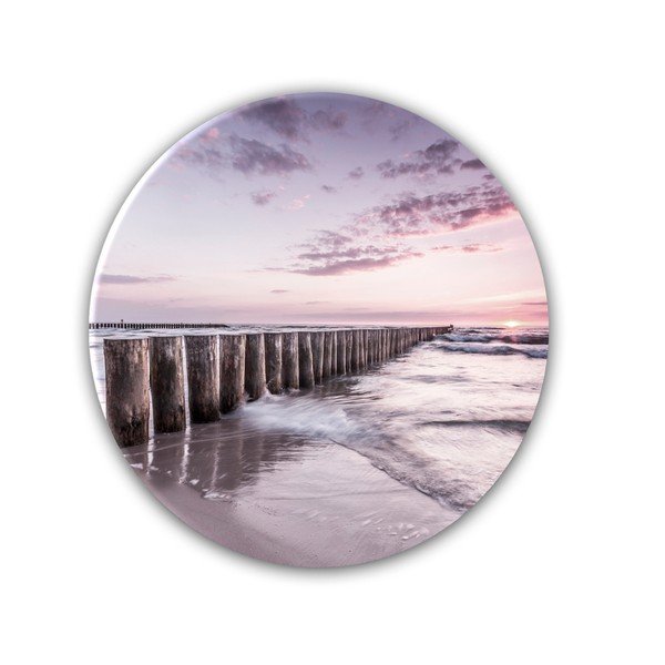 Nástenná dekorácia Styler Glasspik Ringart Sunset, ø 70 cm-image-2