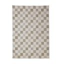 Zelený prateľný koberec s prímesou bavlny 155x230 cm Muted Checkerboard – Flair Rugs
