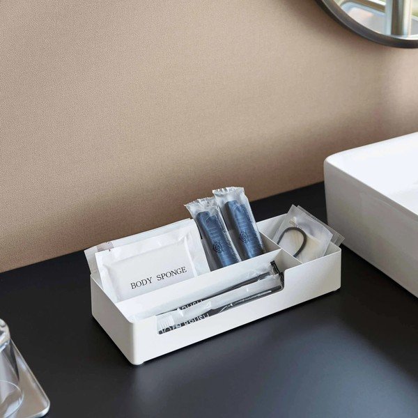 Biely kovový kúpeľňový organizér Amenity – YAMAZAKI-image-3