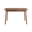 Rozkladací jedálenský stôl s doskou v dekore orechového dreva 80x120 cm Glimps – Zuiver