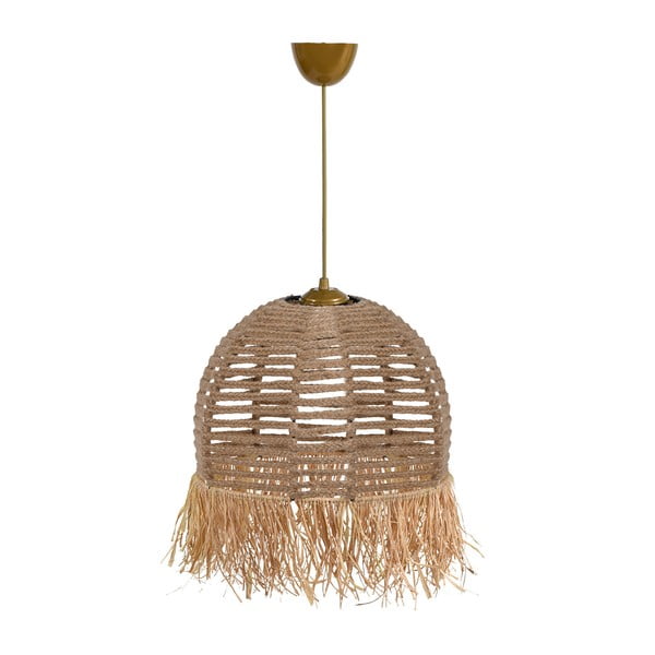 Svetlohnedé závesné svietidlo ø 30 cm – Opviq lights-image-2