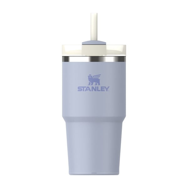 Fialová termoska so slamkou z nehrdzavejúcej ocele 600 ml Quencher H2.0 FlowState Tumbler Dew Drop – Stanley