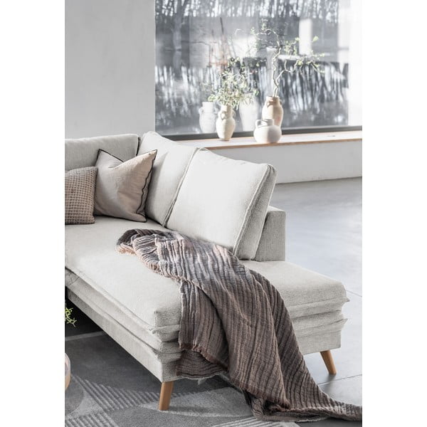 Béžová rozkladacia rohová pohovka (pravý roh) Charming Charlie – Miuform-image-4