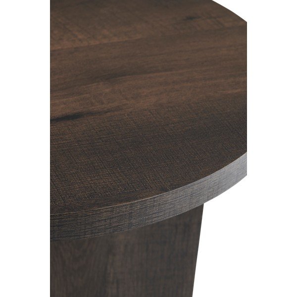 Okrúhly odkladací stolík z MDF ø 50 cm Poppy – Ellos Home-image-2