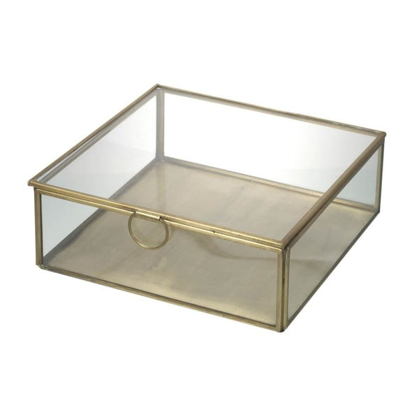 Sklenený box Gold Glass