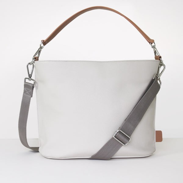 Biela taška s uškom cez rameno Caroline Gardner Finsbury Fashion Bag