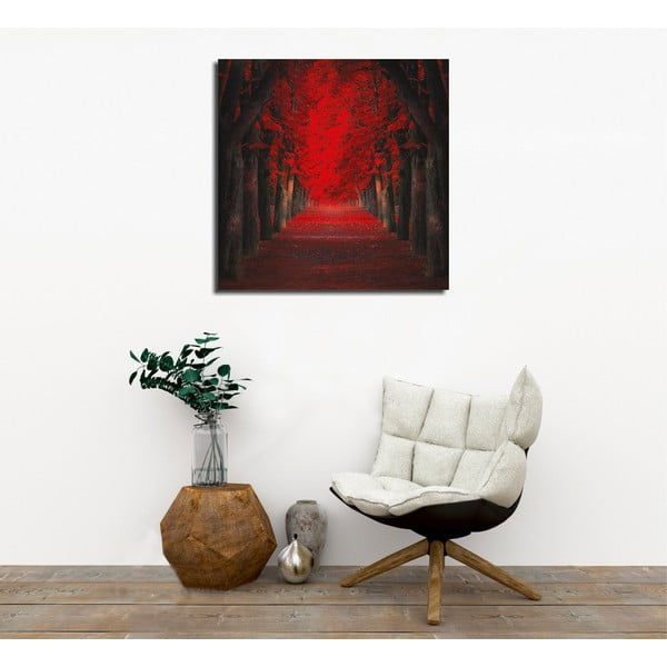 Nástenný obraz na plátne Red Trees, 45 × 45 cm-image-1