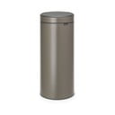 Sivý dotykový oceľový odpadkový kôš 30 l Touch Bin – Brabantia