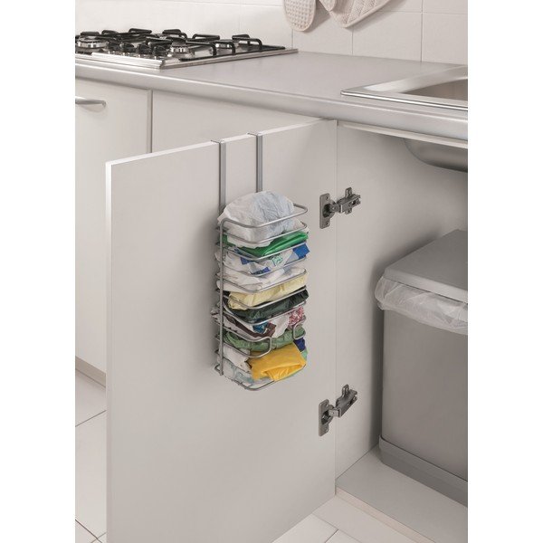 Závesný košík na igelitové tašky Metaltex Galileo-image-1