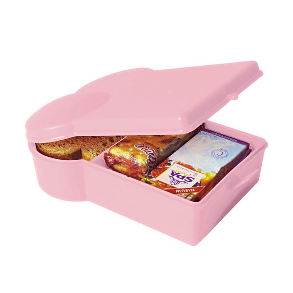 Svetloružový desiatový box PT KITCHEN Lunchbox