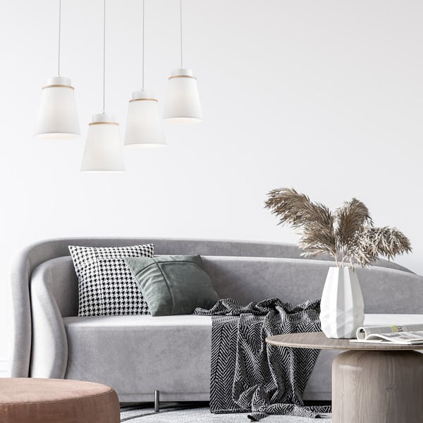 Biele závesné svietidlo - LAMKUR-image-2