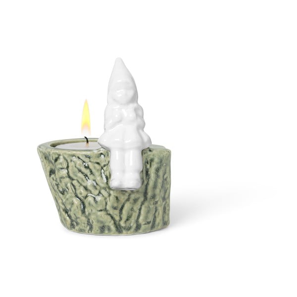 Vianočný svietnik z porcelánu a kameniny Kähler Design Christmas Tales, dĺžka 8,5 cm-image-2