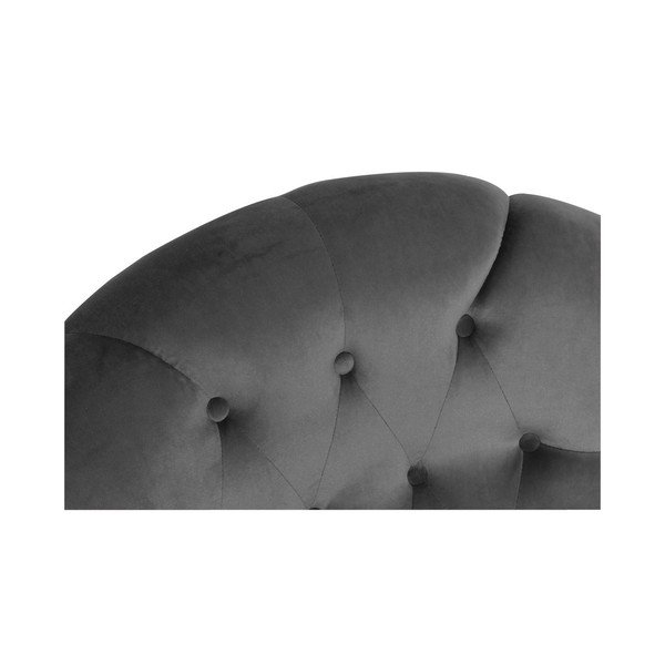 Antracitovosivé kreslo Max Winzer Camilla Velor-image-1