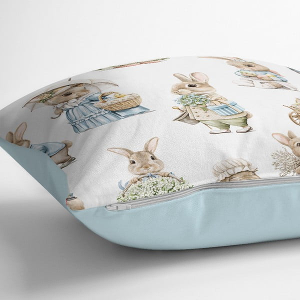 Obliečky na vankúše v súprave 4 ks s veľkonočným motívom 43x43 cm – Mila Home-image-3