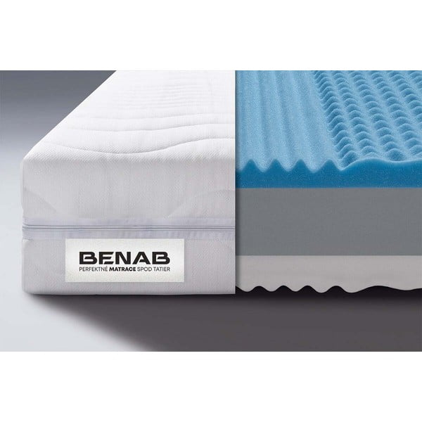 Tvrdý/stredne tvrdý penový obojstranný matrac 120x200 cm BonLife - BENAB-image-1