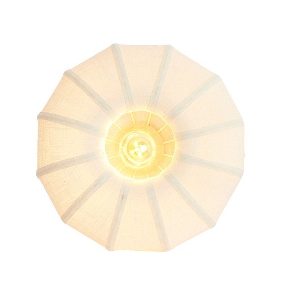Krémovobiele stropné svietidlo s textilným tienidlom ø 40 cm Zosia – Light & Living-image-3
