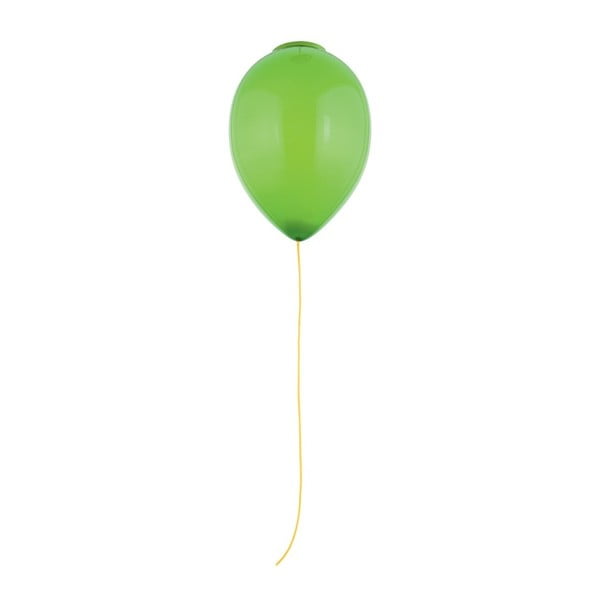 Zelené stropné svetlo Balon
