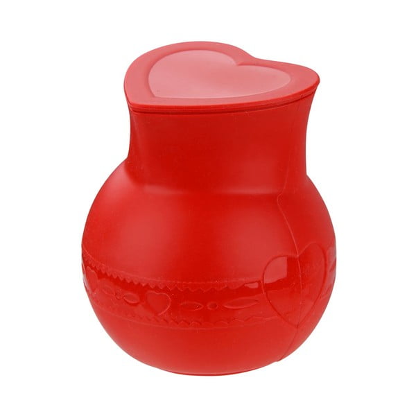 Červená silikónová nádoba na rozpustenie čokolády Dr. Oetker Flexxibel Love, 250 ml-image-1