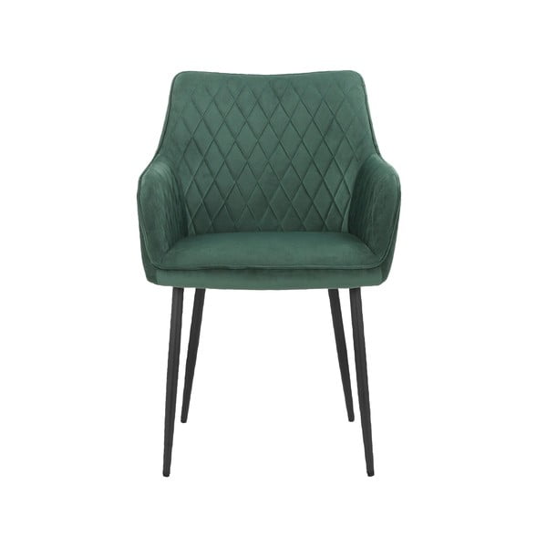 Zelené čalúnené jedálenské kreslá v súprave 2 ks Elvira – Støraa-image-2