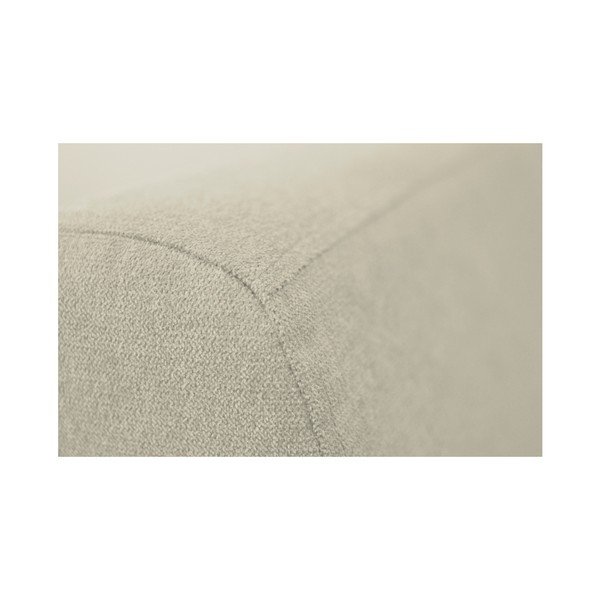 Krémové kreslo Mazzini Sofas Flower, svetlé nohy-image-4