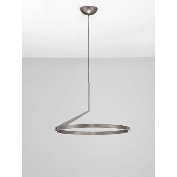 Hliníkové LED závesné svietidlo so stmievačom v striebornej farbe ø 60 cm Tilia – Nova Luce-image-4
