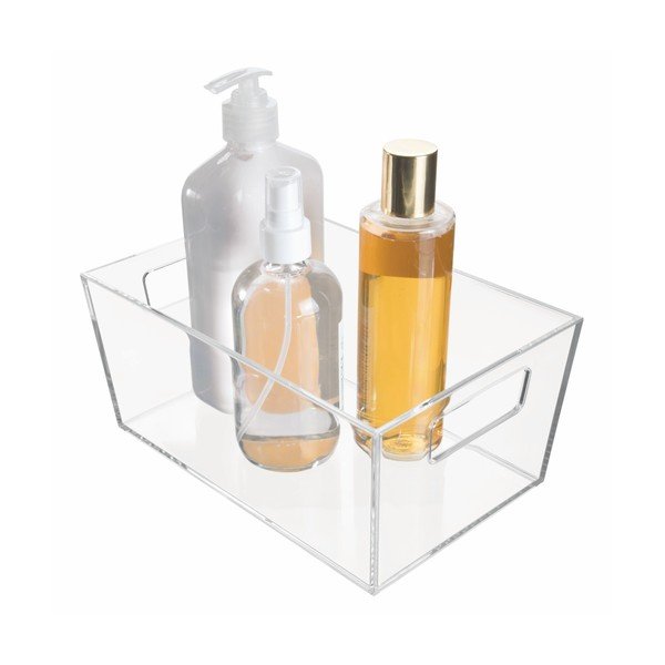 Úložný priehľadný box iDesign Clarity, 22,8 × 15,2 cm-image-1