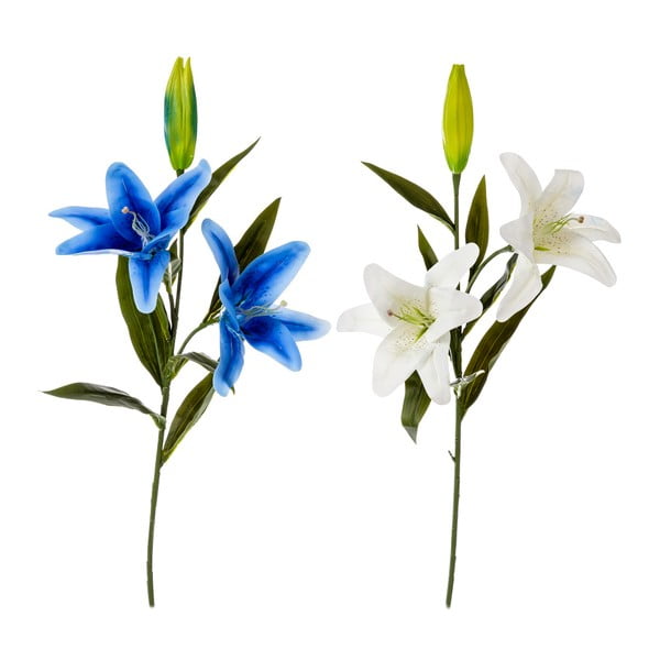 Sada 2 umelých kvetov Unimasa Lilium
