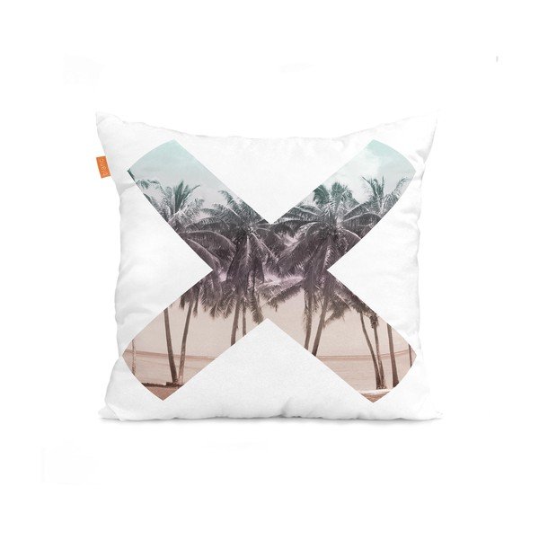 Sada 2 bavlnených obliečok na vankúš Blanc Palm Tree-image-2