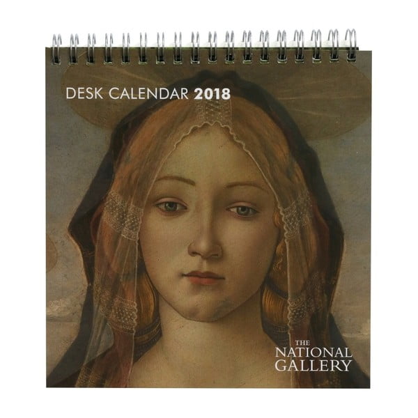 Stolový kalendár na rok 2018 Portico Designs National Gallery
