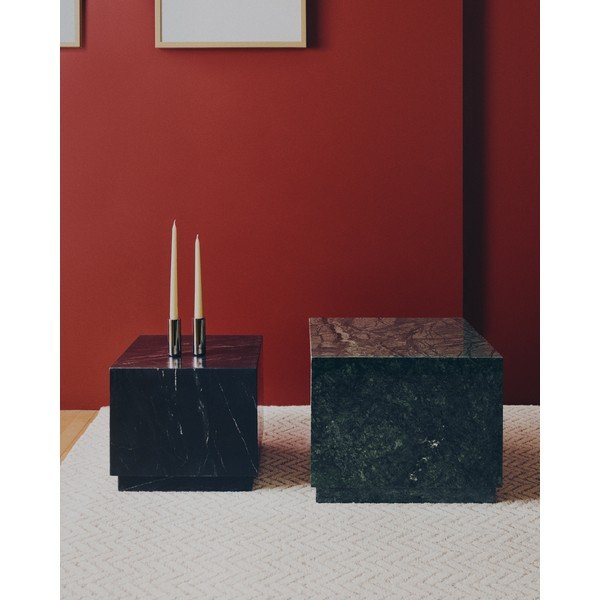 Mramorový odkladací stolík 40x40 cm Sorein – Kave Home-image-2