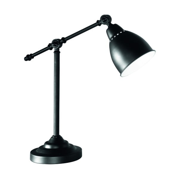 Čierna stolová lampa Evergreen Lights Parella