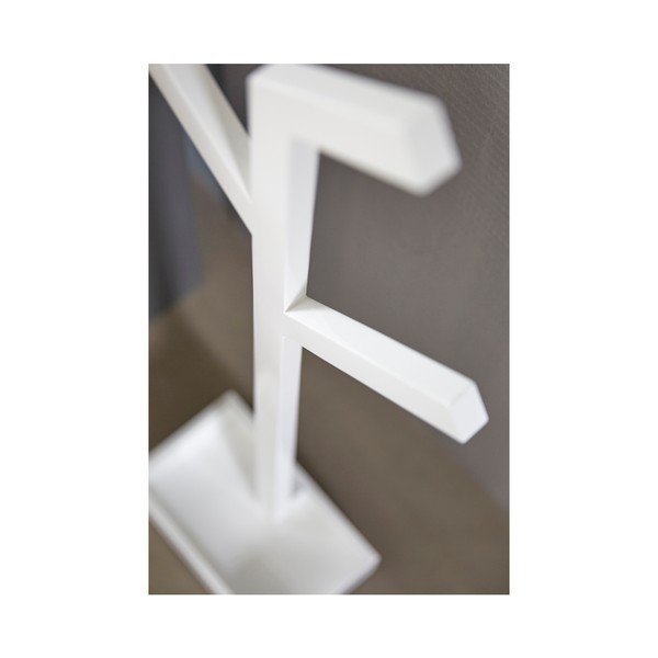 Biely drevený stojan na osušky Wireworks Branch-image-4