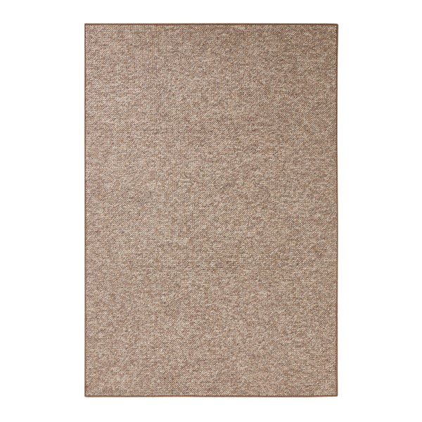 Koberec BT Carpet Wolly v hnedej farbe, 80 × 150 cm