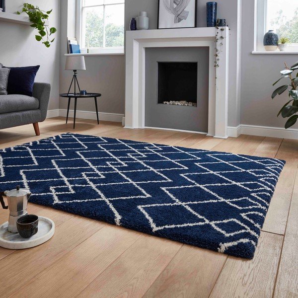 Tmavomodrý koberec 120x170 cm Royal Nomadic – Think Rugs-image-2