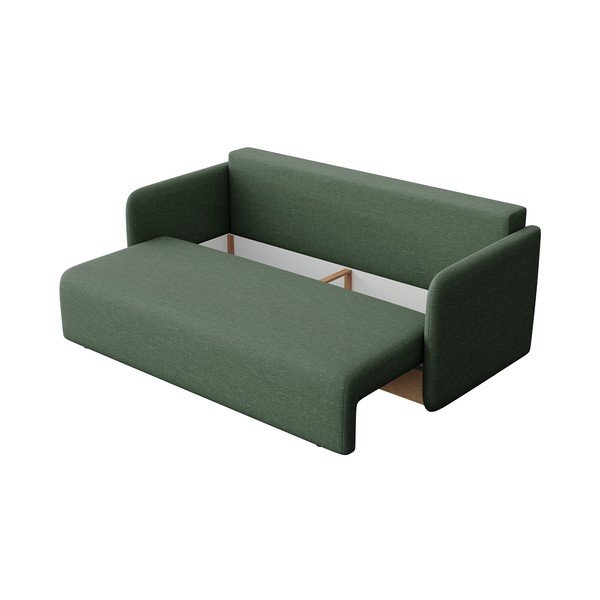Zelená rozkladacia pohovka 220 cm Chaum – Rodier-image-3