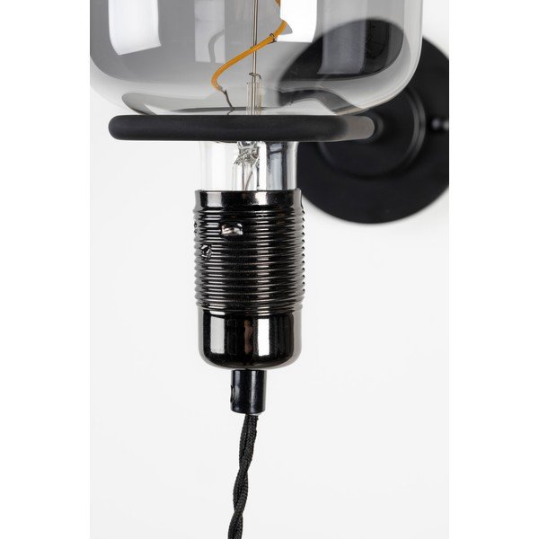 Čierne LED nástenné svietidlo Hazy – Zuiver-image-4